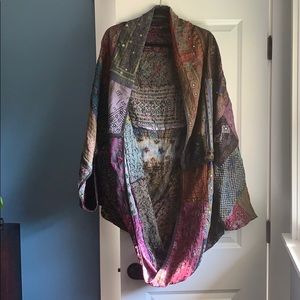 Free People Travelled History Statement Kimono